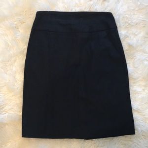 BR black pencil skirt